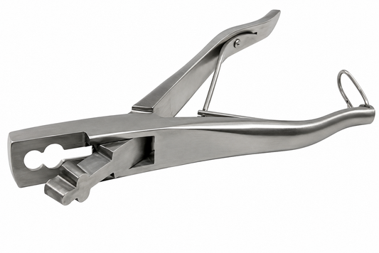 23 cm veterinary ear notcher for livestock identification and animal management