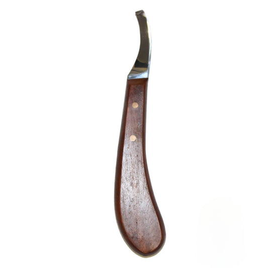 Veterinary hoof knife for livestock hoof trimming and hoof care