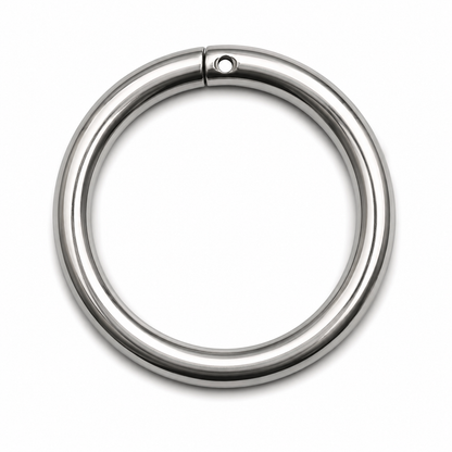Bull Ring Stainless 3" 3/8 – full veterinary surgical instrument view
