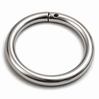 Bull Ring Stainless 3" 3/8 3-quarter angle view