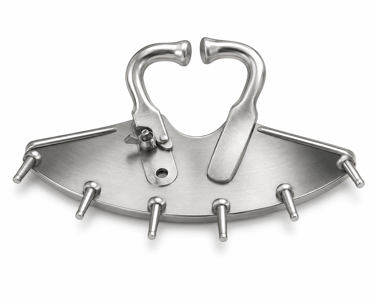 Close-up of Milk Sucking Preventer locking screw mechanism