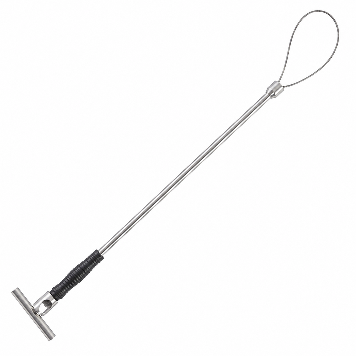Close-up of Pig Hook Catcher handle grip
