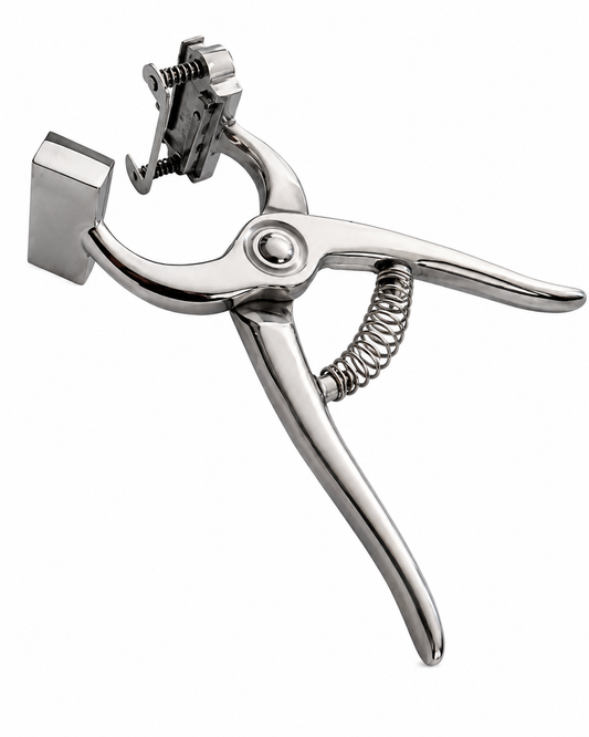 Tattoo Plier 3/8 – full veterinary surgical instrument view